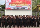 Polres Pamekasan Gelar Upacara Hari Sumpah Pemuda Ke-97, “Pemuda Pemudi Bergerak, Indonesia Bersatu”
